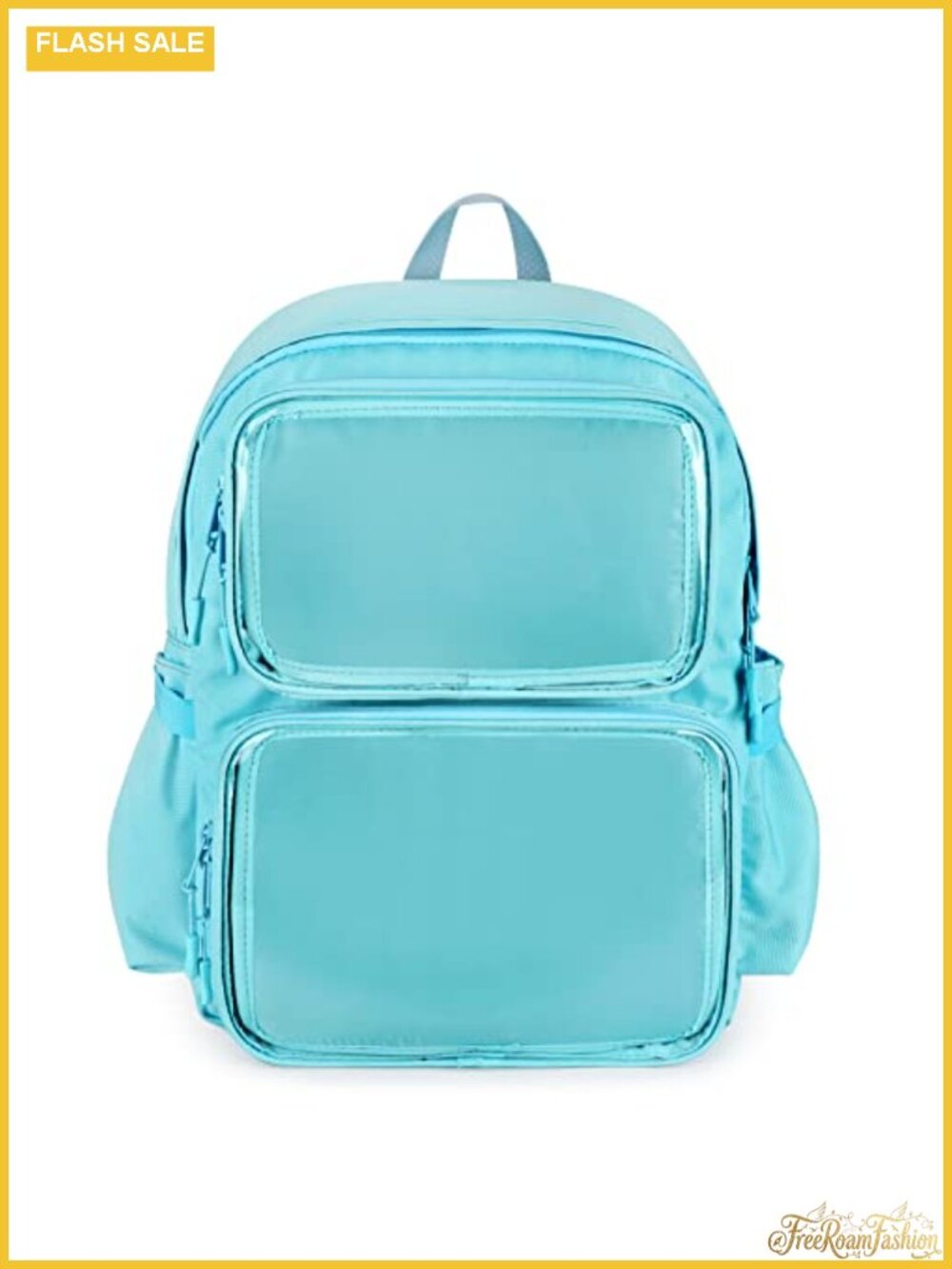 Ita Bag Backpack with Pin Display Window, Anime Cosplay School Laptop Backpack